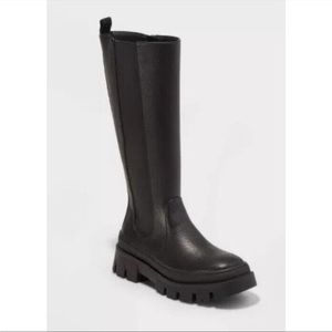 Women's Corene Tall Boots - A New Day Black 7